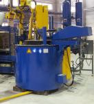 800KG Holding LPG Aluminum Melting Furnace Electric Heating Aluminium For Die