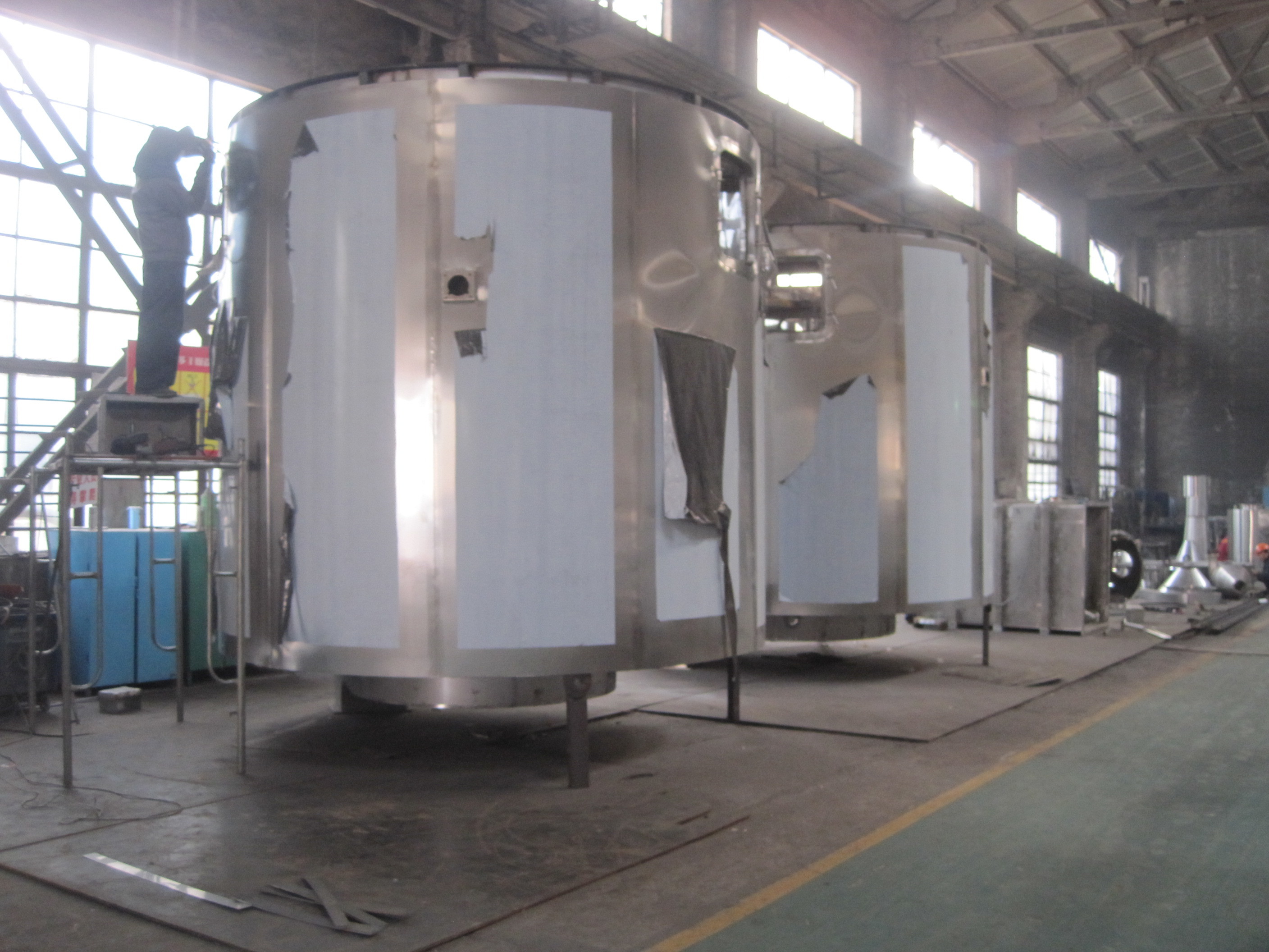 Calcium Carbonica​ Rotating Air Stream Flash Dryer , Industrial Drying Machine