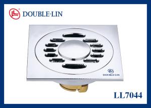 China Bottom Brass Spool 100mm x 50mm Floor Drainer factory