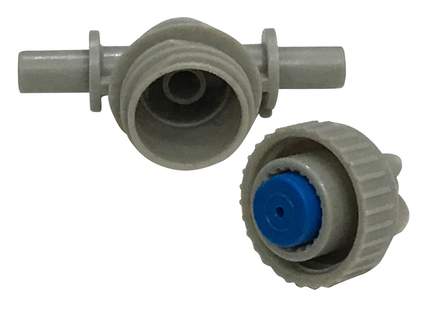 Garden Irrigation 4 Outlet Cross Misting Micro Spray Sprinkler Anti Drip