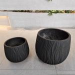 Fiber Clay Planter D370*H330mm 7-8 Years Indoor Life Time For Charcoal Oven /