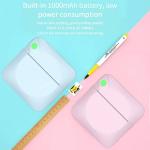 Colored Portable Mini Inkless Thermal Printer Sticker Maker 1000mA 3.7V