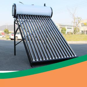 China unpressurized non welding domestic solar water heater with 58 electric heater factory