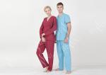 OEM ODM Hospital Nursing Clothes Uniform 100% Cotton SGS Custom Logo