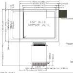 Customize OEL9M0087 1.54 Inch 12864 Dots SSD1309Z OLED Display Module