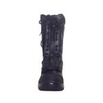 Black Leather Firefighter Boots Heat Insulation Firefighter Boots Steel Toe
