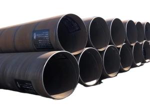 China Carbon Steel SSAW Spiral Steel Tube For Marine Piling Construction Steel Pipe factory