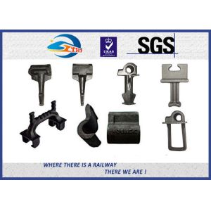 Plain Inserts Rail Clips Casting Iron Rail Shoulder Concrete Sleepers