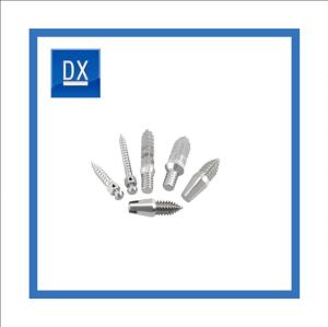 China Medical CNC Machining Titanium alloy Parts Nickel Plated Dental Nail factory
