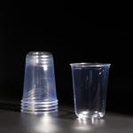 16oz Plastic Disposable Cold Drink Boba Tea Cups