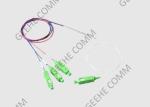 1 To 3 Steel Tube Fiber Optic Cable Coupler Single Mode Fused Fiber Coupler