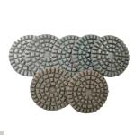 4" Dry Concrete Granite Stone Polishing Tools 8mm Thickness