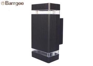 China Up Down Modern Led Outdoor Wall Lights 2X3W 6W IP65 Waterproof Cuboid 3 Years Warranty factory