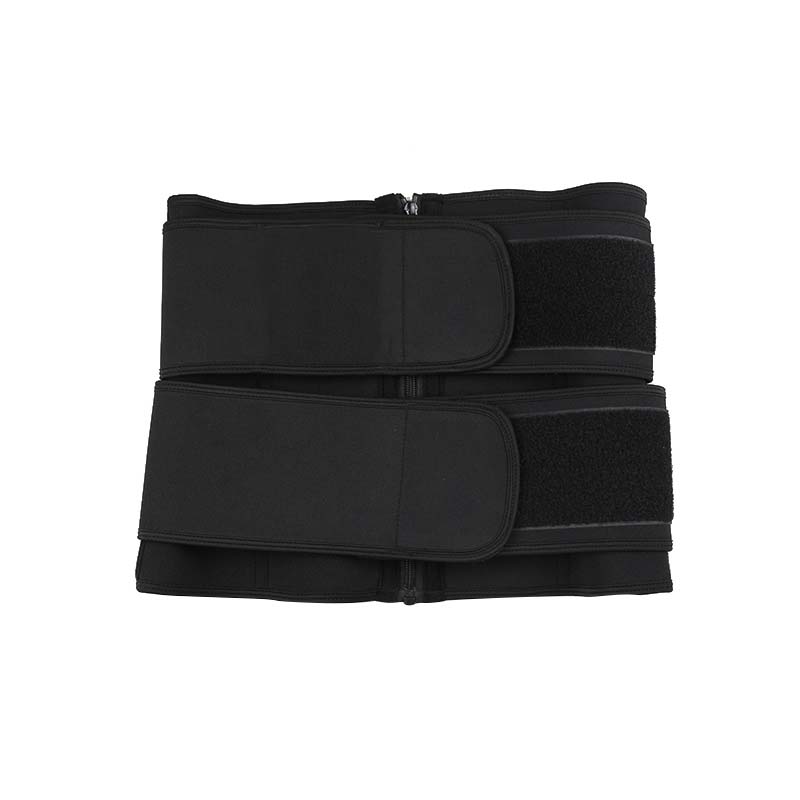 Double Belt Waist Trainer With Zipper