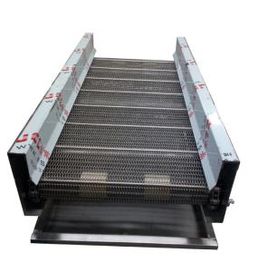 China Transportation Flat Top Chain Conveyor Metal Clay Aggregate Belt Conveyor factory