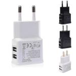 5v Dual Usb Fast Charging 2-Port Wall Charger 2.4 Amp Usb Plug Charger for US