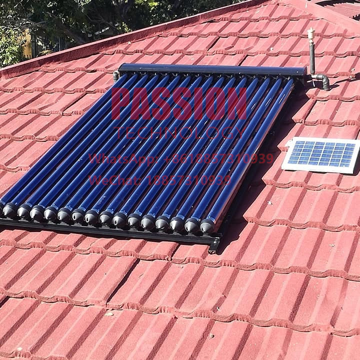 300L Heat Pipe Solar Collector Vacuum Tube Solar Water Heater Copper Pipe