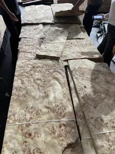 China High Quality Mappa Burl Veneer Sheet For Furniture Decoration factory
