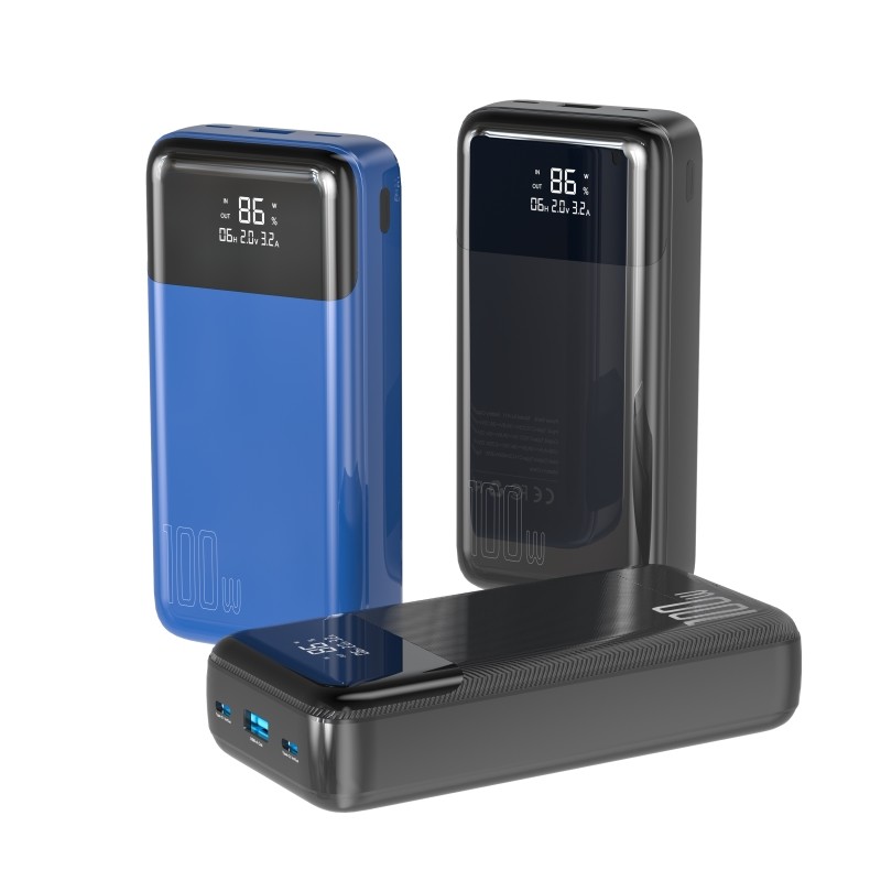 25000mAh ABS PC Power Bank 100W Universal Compatibility