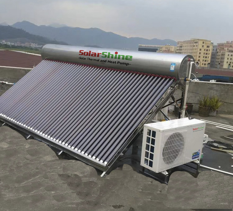 Practical Solar Heat Pump Water Heater , Heat Pump Water Heater System