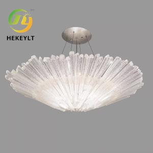 China French Retro Luxury Crystal Chandelier Light Minimalist Creative Glass Dining Room Bedroom Study Pendant Ligh factory