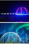 Home panoramic star room Outdoor Bubble room Tent Villa courtyard outdoor sun