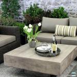 Gardens Outdoor Concrete Furniture GRC Tables Seating Bench