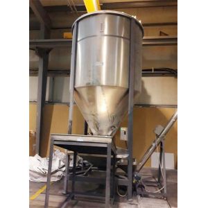 Manual / Automatic Vertical Plastic Pellet Mixer Blender Machine OVM-5000