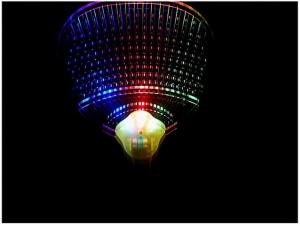 China Wholesale children's creative advertising led flash plastic light the fan factory
