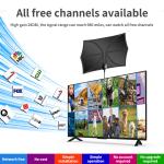5g 4k Yagi Exterior Aerial For Plug 75 Ohm Digital Outdoor Cable Adapter Gold Tv