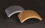 Curved Aluminum Metal Ceiling 19mm Height PVDF coating