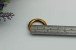 Factory Outlets Handbag Hardware Metal Spring O Ring Buckle Key chain In Gold
