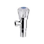 Polished Plated 90 Degree Angle Valve 1 2 X 3 8 Dual Outlet