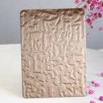 1219mm ecorative Water Wave Effect Stamped Steel Sheet Hammered Stainless Steel