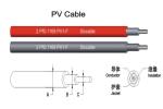 Solar PV Cable TUV Cable 50.0mm2 with Red Jacket with TUV certificate