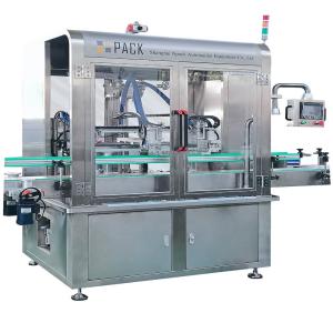 China Full Automatic Piston Chemical Liquid Soap Bottle Tracking Filling Machine factory