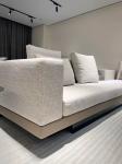 Italian Minimalist Luxury Hotel Furniture Corner Living Room Large Sofa