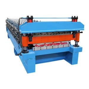 China 0.3-0.8mm Roof Wall Panel Double Deck Roll Forming Machine 380V 50Hz factory