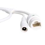 Waterproof RJ45 POE Webcam Cable With UL94V-0 ABS Housing