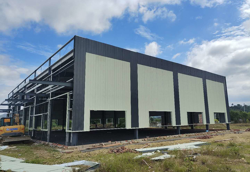 Customized Prefab Steel Structure Warehouse Box Type Frame ISO 9001 CE Standard