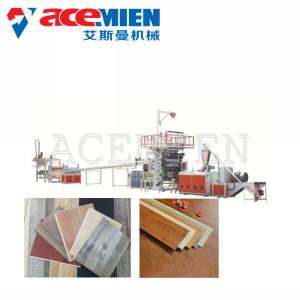 China Click Vinyl SPC Flooring Machine 30X4X4M Power 150-250 KW Easy Operation factory