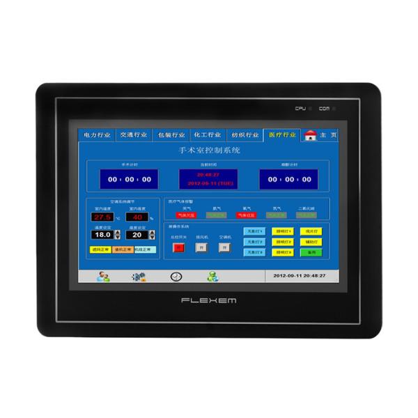 TFT LCD 7 Touch Screen Industrial HMI Touch Panel With Audio Input / Output