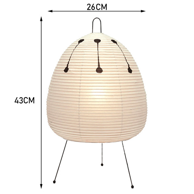 Noguchi lamp Modern Japanese rice Table Lamp LED minimalist For Bar Living Room Study Decor lamp（WH-MTB-266）