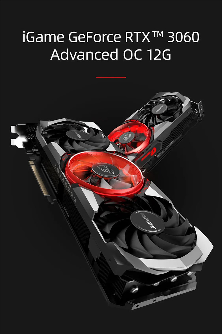 RoHS Dedicated Graphics Card IGame GeForce RTX 3060 Advanced OC 12G