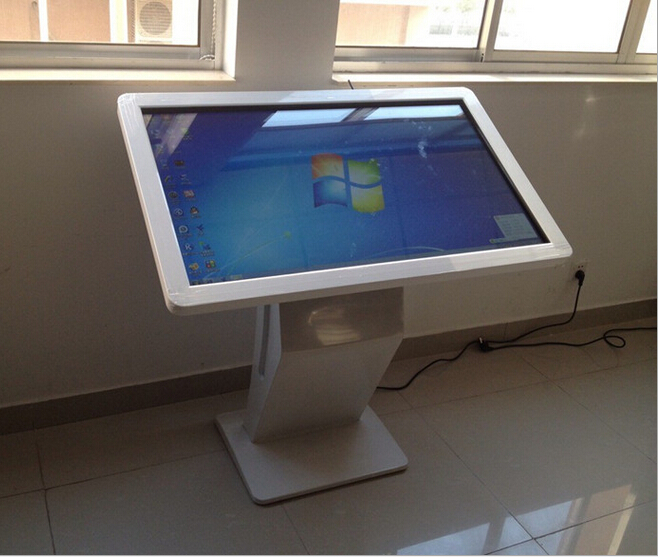 50" 49" inch TFT LED alone stand interactive self-service terminal PC kiosk