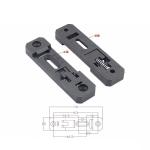 35mm Din Rail Fixed Clamp , Universal DIN Rail Mount Clip Snap In DIN Rail