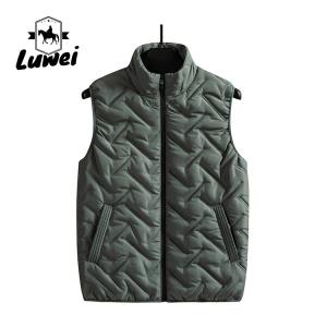China Breathable Padded Cold Weather Vest Down Puffer Utility Windproof Men Winter Vest factory
