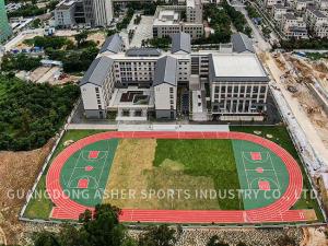 China Prefabricated Running Track With 157.6% Elongation factory