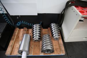 China Computerized JSW Twin Screw Extruder Machine Parts Screw Elements PVC Processed factory
