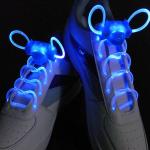 waterproof colorful cute flashing el shoelace